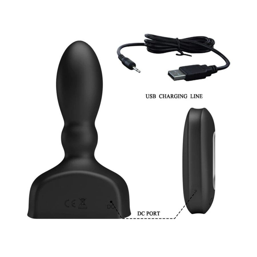 MR PLAY - TÉLÉCOMMANDE DE PLUG ANAL GONFLABLE NOIR